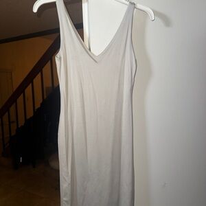 V-Neck Sleeveless Dress